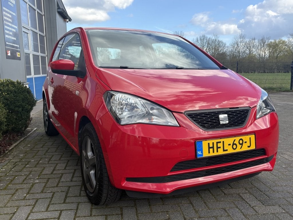 SEAT Mii 1.0 Style STOELVERW-CRUISE-1E EIGENAAR (bj 2012), Auto's, Euro 5, Gebruikt, 4 stoelen, Mii