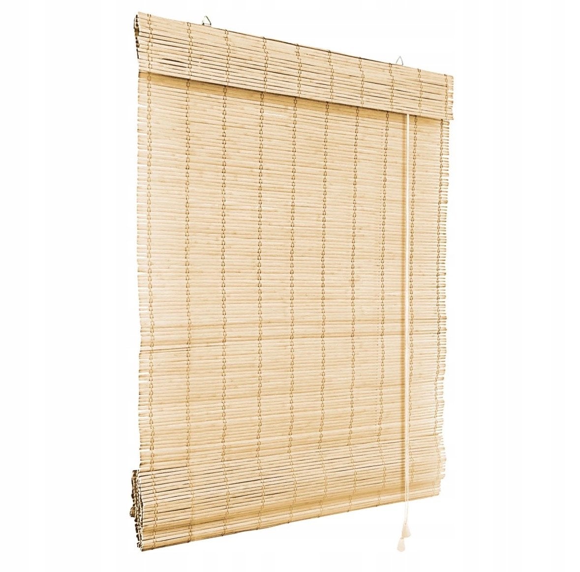 Bamboe rolgordijn naturel 130x160 cm, incl. ophangmateriaal, Inclusief montageonderdelen, Bruin, Ophalen of Verzenden, Rolgordijn