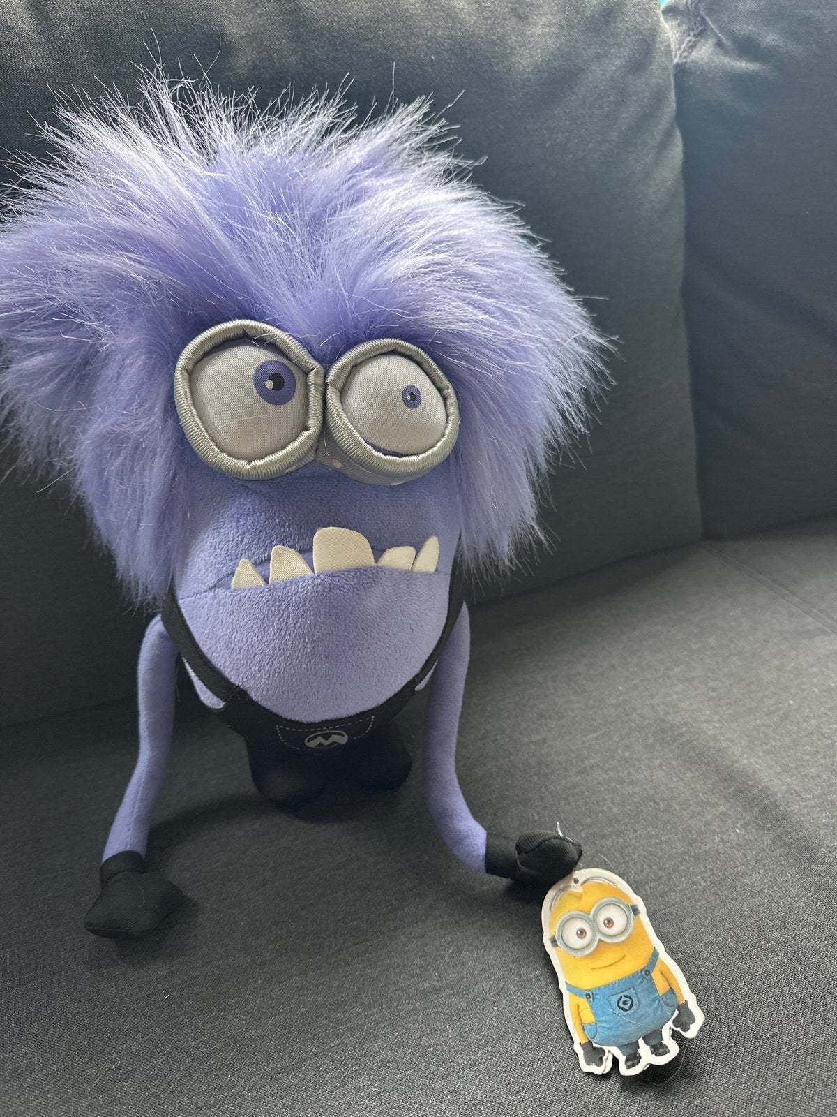 Paarse Minion Knuffel - Despicable Me, Overige merken, Overige karakters, Overige typen, Zo goed als nieuw