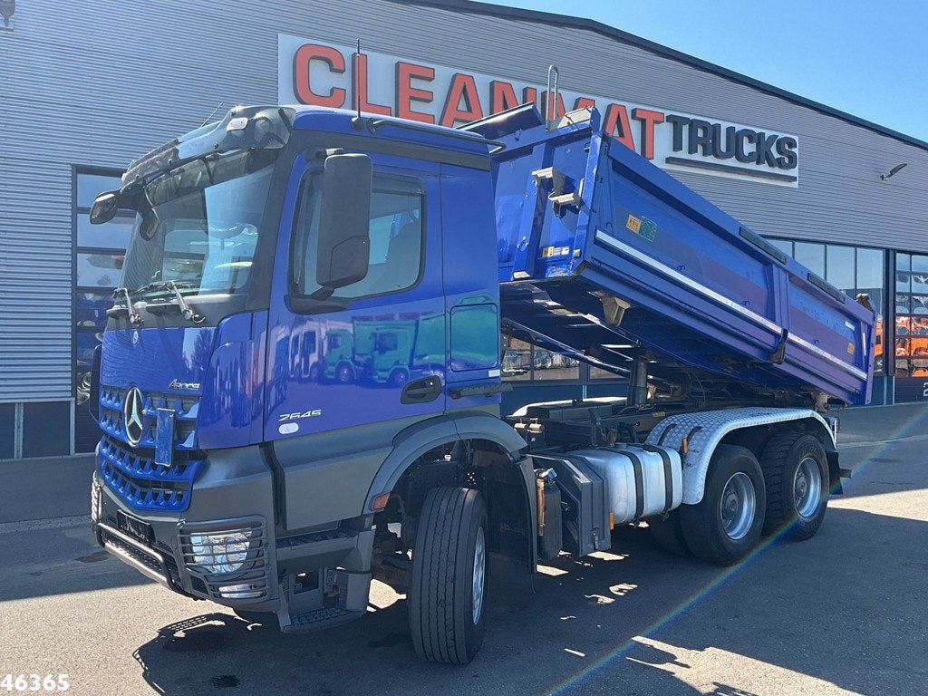 Mercedes-Benz Arocs 2645 6x4 Euro 6 Manual Full Steel Meille, Auto's, Vrachtwagens, Achterwielaandrijving, Euro 6, Mercedes-Benz