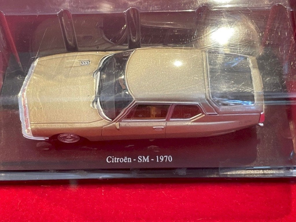 Citroen SM 1970 zand metallic Passion Citroen 1:43, Hobby en Vrije tijd, Ophalen of Verzenden, Nieuw, Auto, Overige merken