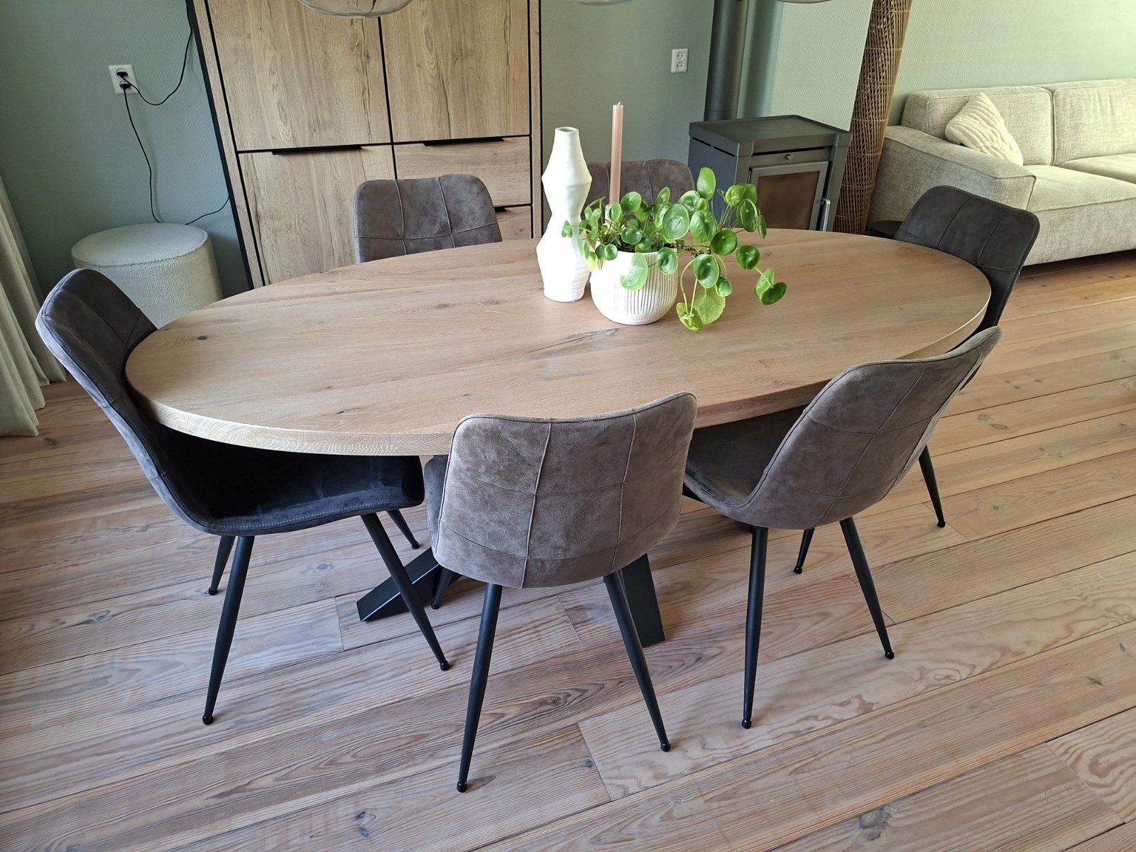 Eetkamerstoelen 4 stuks, Ophalen, Zo goed als nieuw, Vier