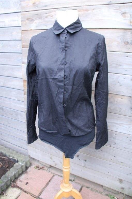 Bodyblouse zwart Vanilia mt 42 Vaste prijs, Vanilia, Zwart, Maat 42/44 (L), Ophalen of Verzenden