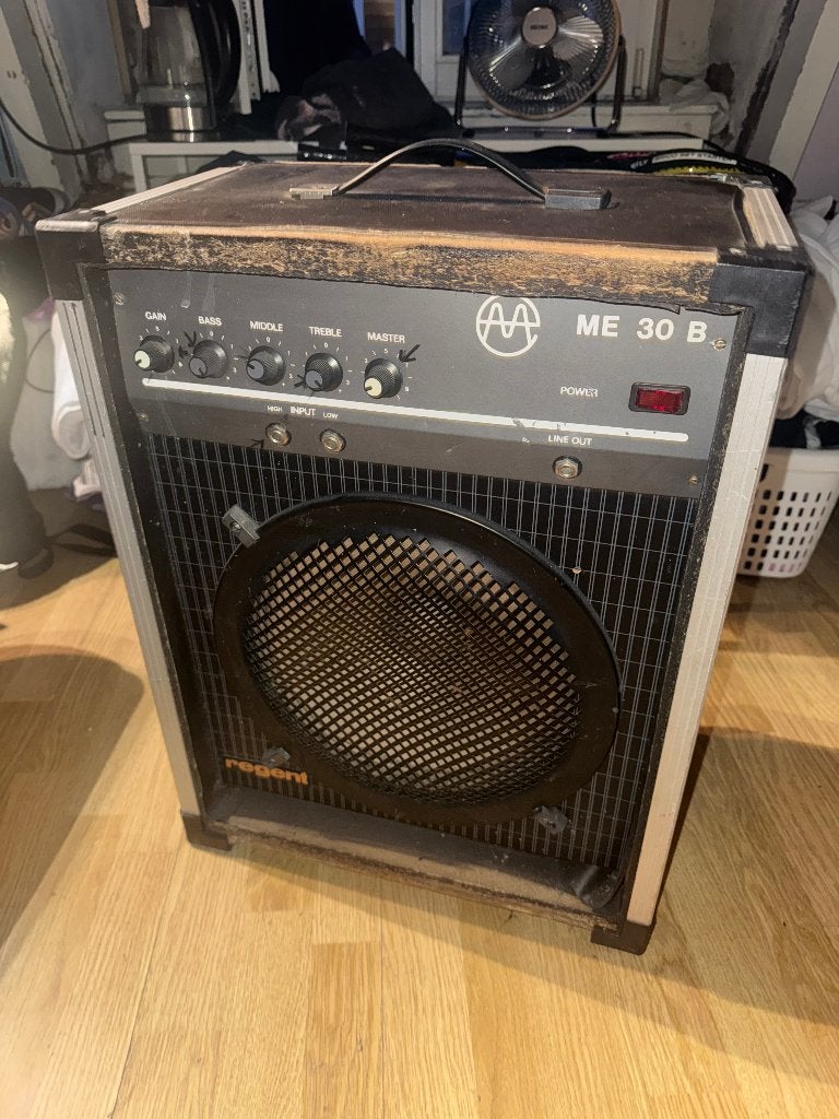 Regent ME 30 B Vintage Gitaarversterker – 30W – Retro, Overige systemen, Zo goed als nieuw, Minder dan 60 watt, Ophalen