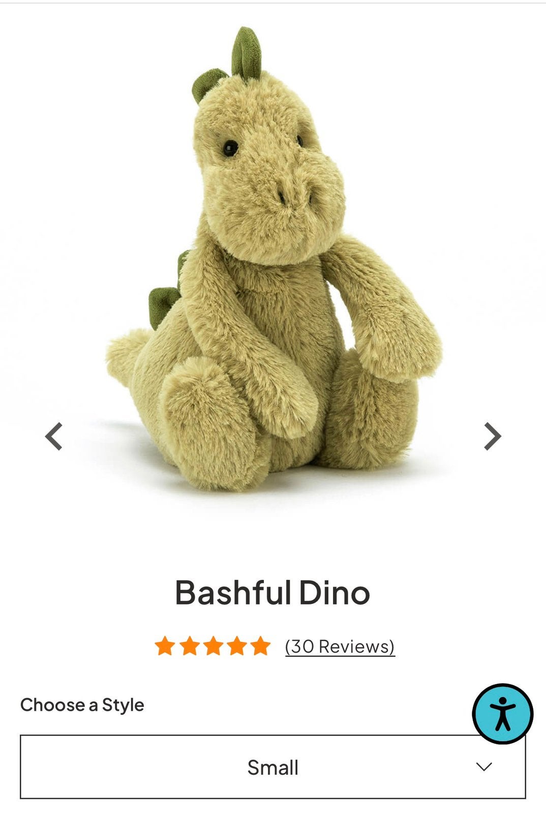 GEZOCHT: bashful Dino SMALL, Ophalen of Verzenden, Zo goed als nieuw, Overige typen