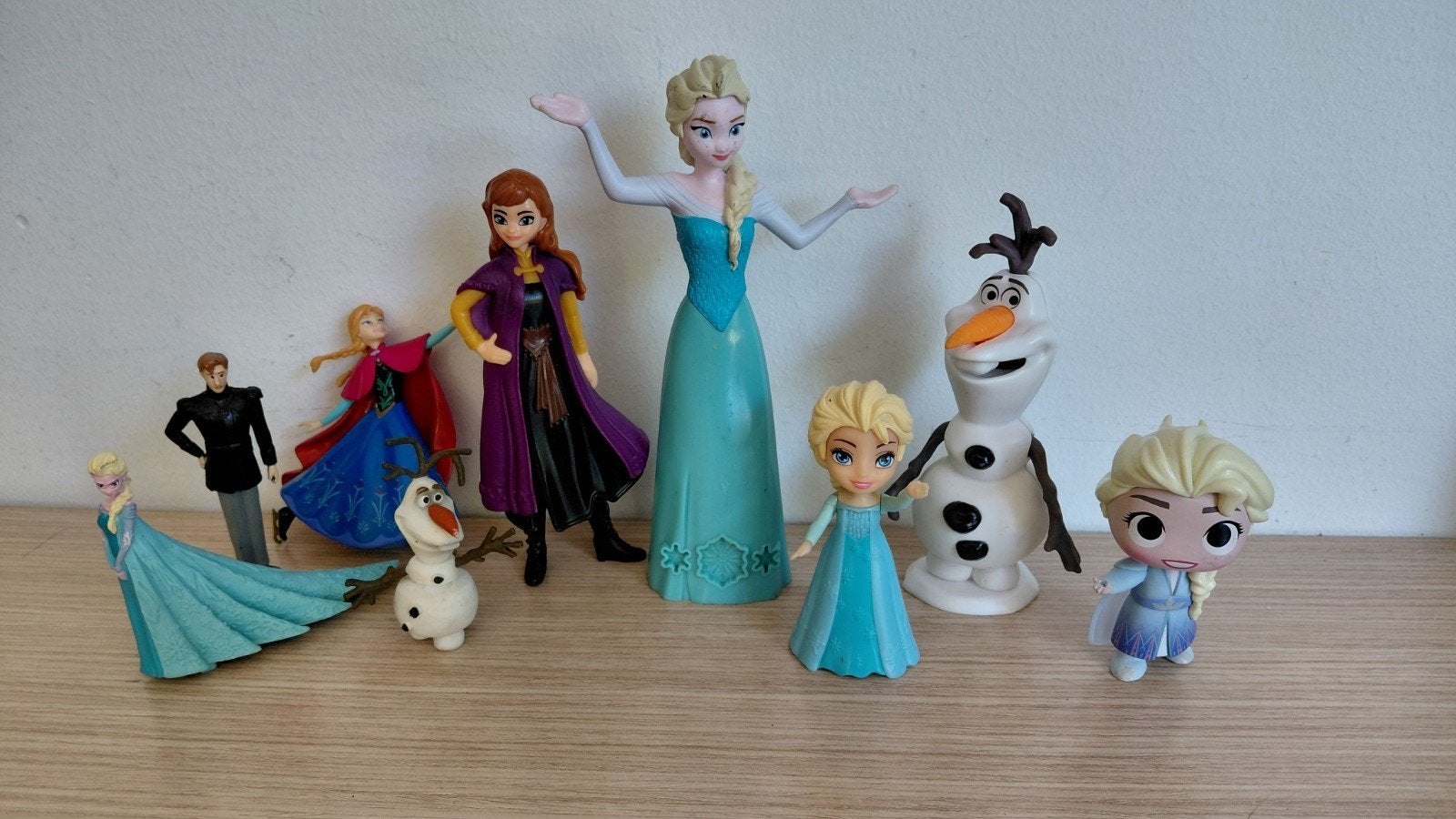 Frozen Disney poppetjes, Ophalen of Verzenden, Zo goed als nieuw