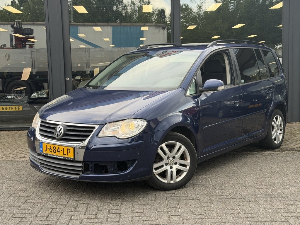 Volkswagen Touran 1.4 TSI Highline (bj 2009), Auto's, Volkswagen, Euro 5, Gebruikt, 4 cilinders, Blauw