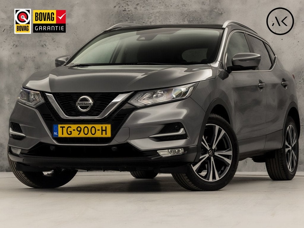 Nissan QASHQAI 1.2 N-Connecta (PANORAMADAK, NAVIGATIE, 360 C, Auto's, Nissan, Voorwielaandrijving, 12 maanden, Stof, Gebruikt