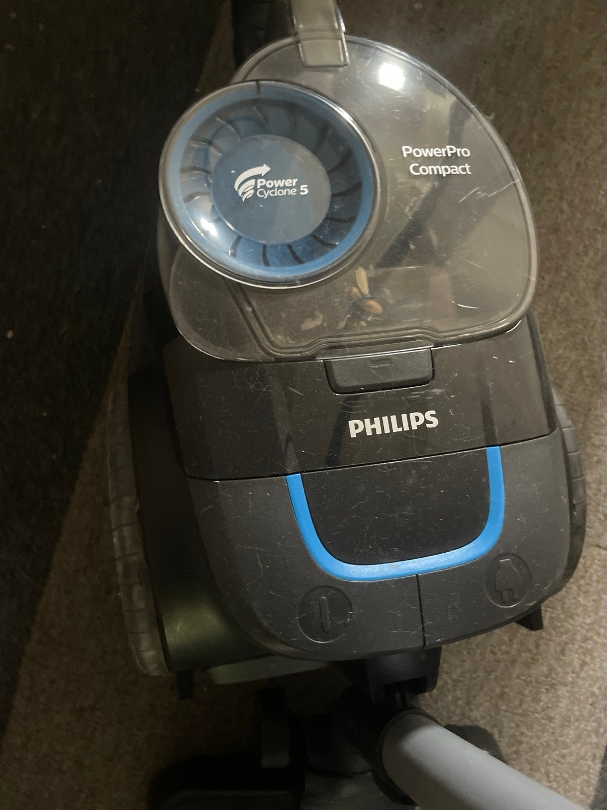 Philips PowerPro Compact Stofzuiger - PowerCyclone 5, Gebruikt, Philips, Ophalen of Verzenden, Sledestofzuiger