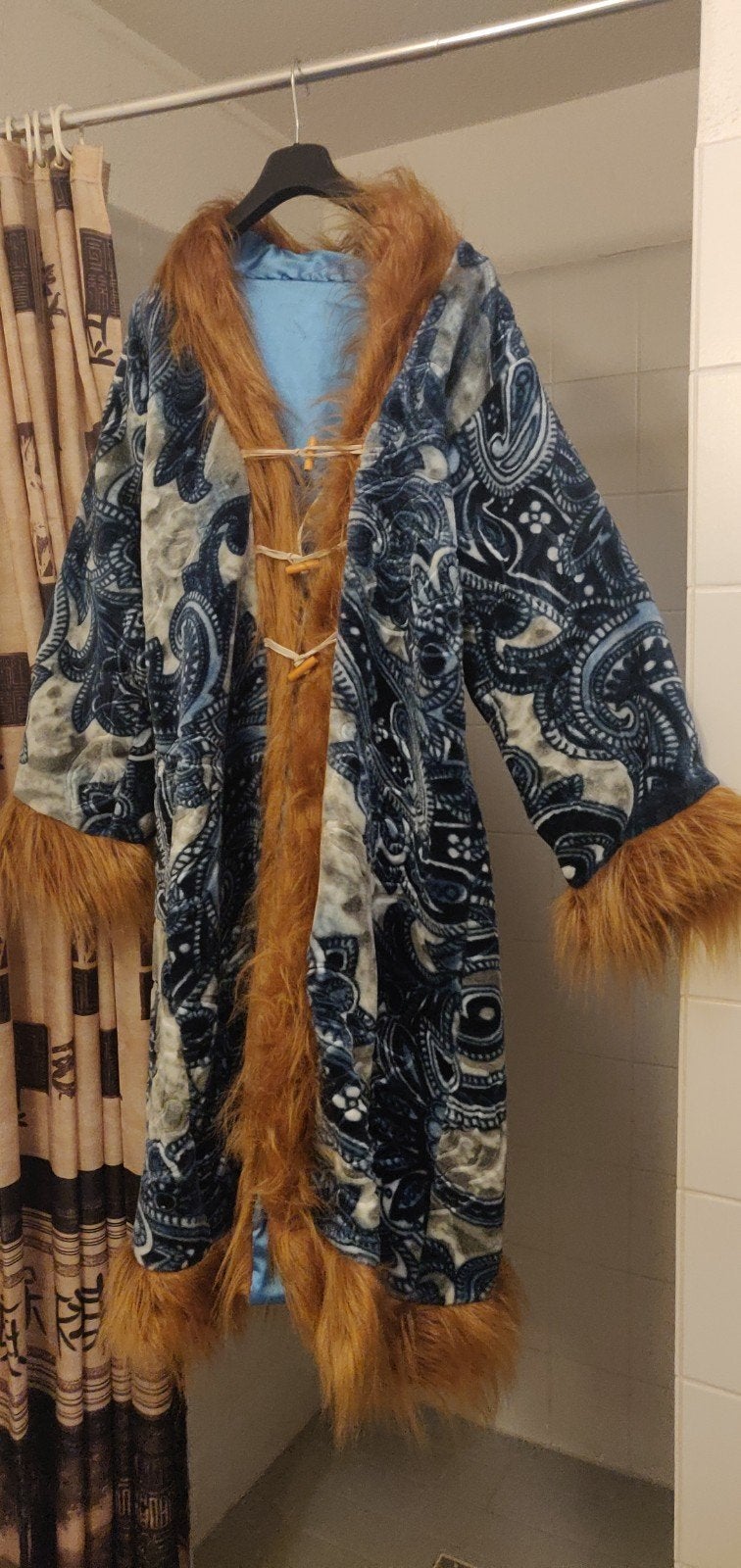 Indiase Kambal Jas 

Lekker zachte en mega warme Kambal coat, Blauw, Maat 46/48 (XL) of groter, Ophalen of Verzenden, Zo goed als nieuw