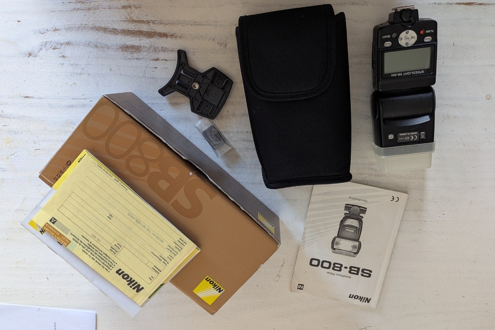 Nikon Speedlight SB-800 in originele doos, Nikon, Ophalen of Verzenden, Zo goed als nieuw, Diffuser