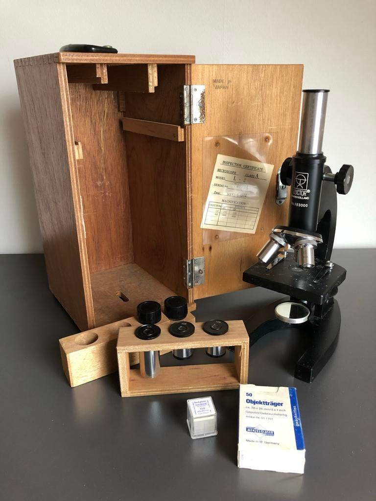 Microscoop Luctor, Audio, Tv en Foto, Optische apparatuur | Microscopen, Ophalen, Gebruikt, Minder dan 400x