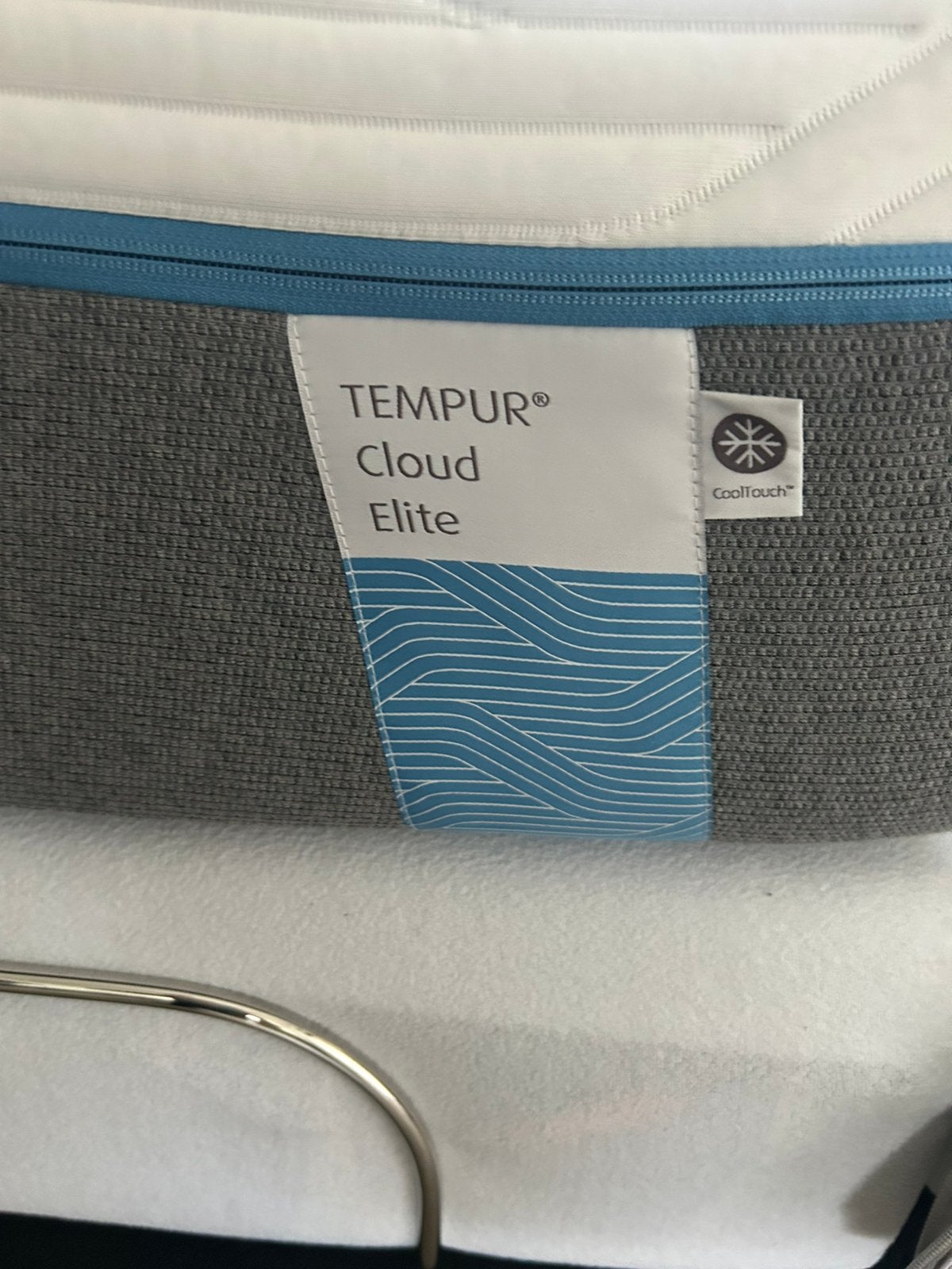 TEMPUR Cloud Elite matras 80 x 210 cm Soft (blauw), Ophalen, Gebruikt, Eenpersoons, 210 cm
