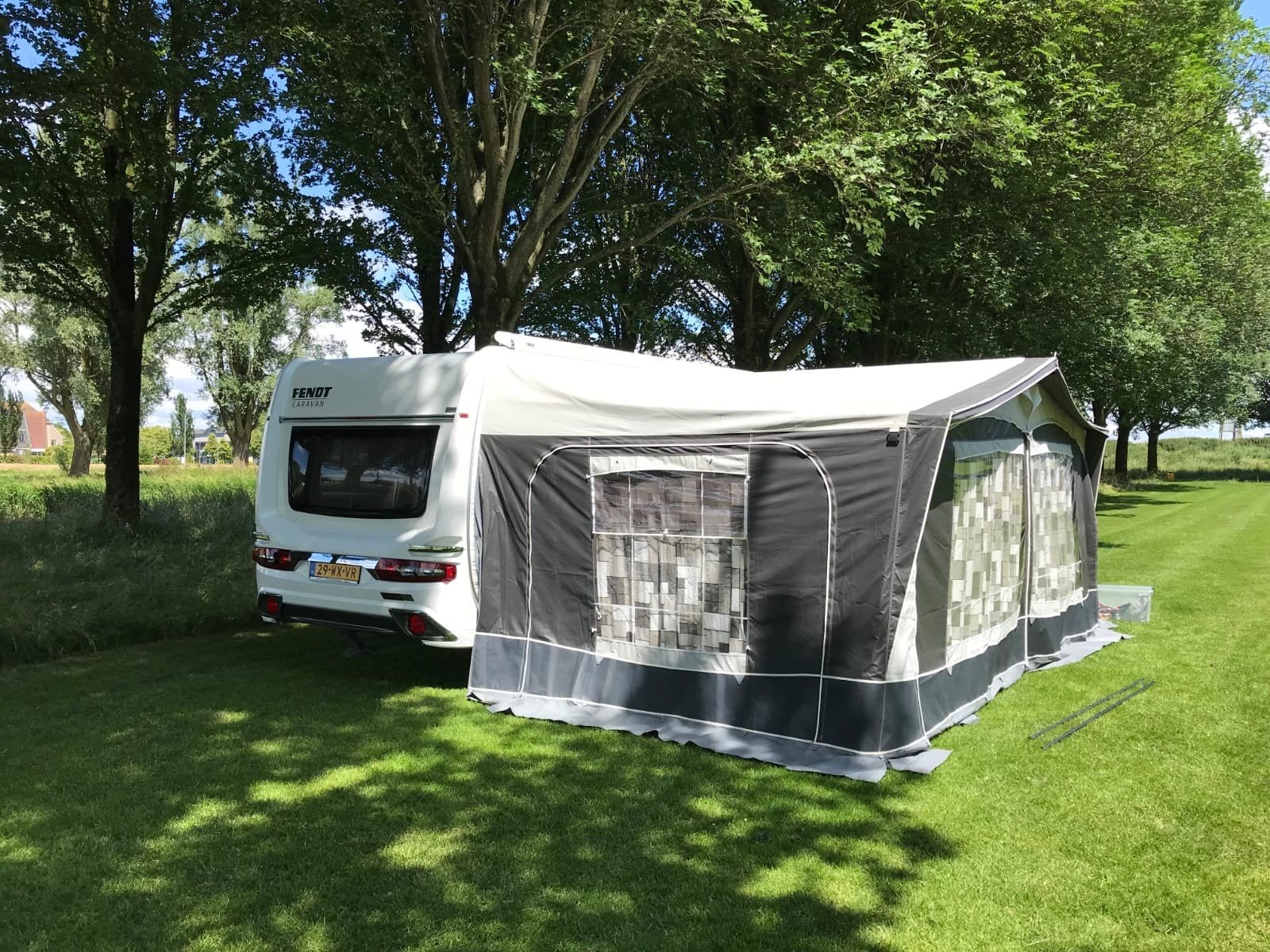 Dorema voortent maat 13, 3 meter diep, incl. carbon stokken, Caravans en Kamperen, Voortenten en Luifels, Ophalen