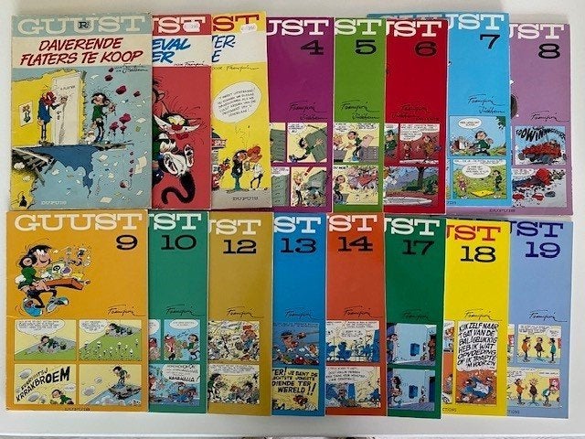 Guust, SC, Franquin, Meerdere stripboeken, Ophalen of Verzenden, Zo goed als nieuw