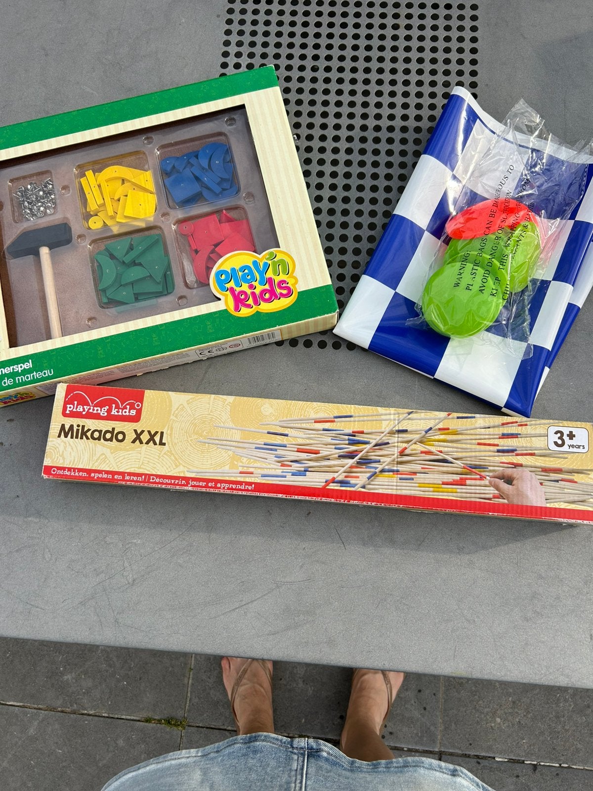 Hamertje Tik, Mikado XL en Dammen XL, Ophalen, Zo goed als nieuw