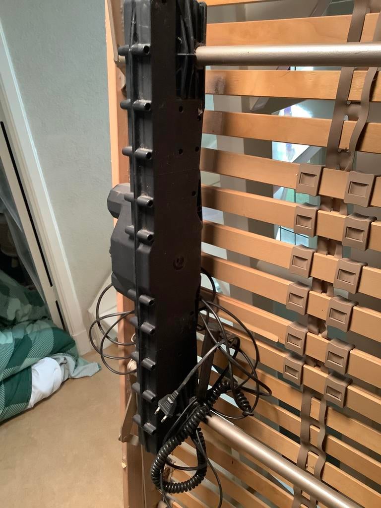 Lattenbodem electrisch Duomat, Ophalen, Zo goed als nieuw, Eenpersoons, 90 cm