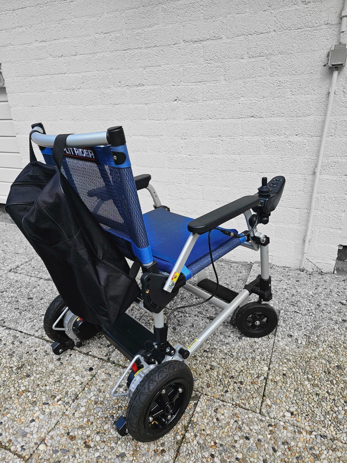 Splitrider, met electrische motor., Ophalen, Inklapbaar, Zo goed als nieuw, Elektrische rolstoel