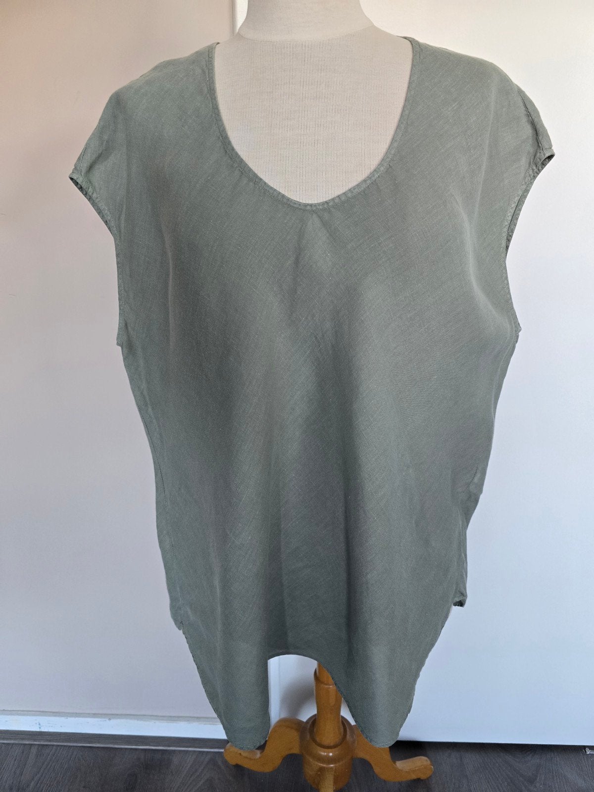 Oska linnen top maat 4, Ophalen of Verzenden, Zo goed als nieuw, Maat 46/48 (XL) of groter, Korte mouw