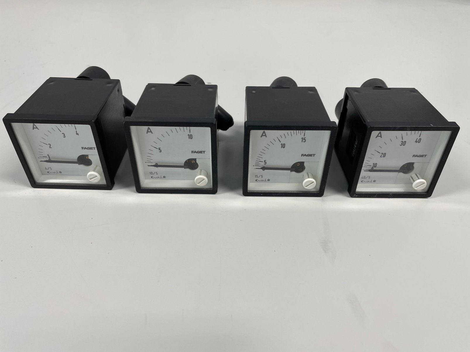 Faget paneel Amperemeter stroommeter Ampere, Ophalen of Verzenden, Gebruikt