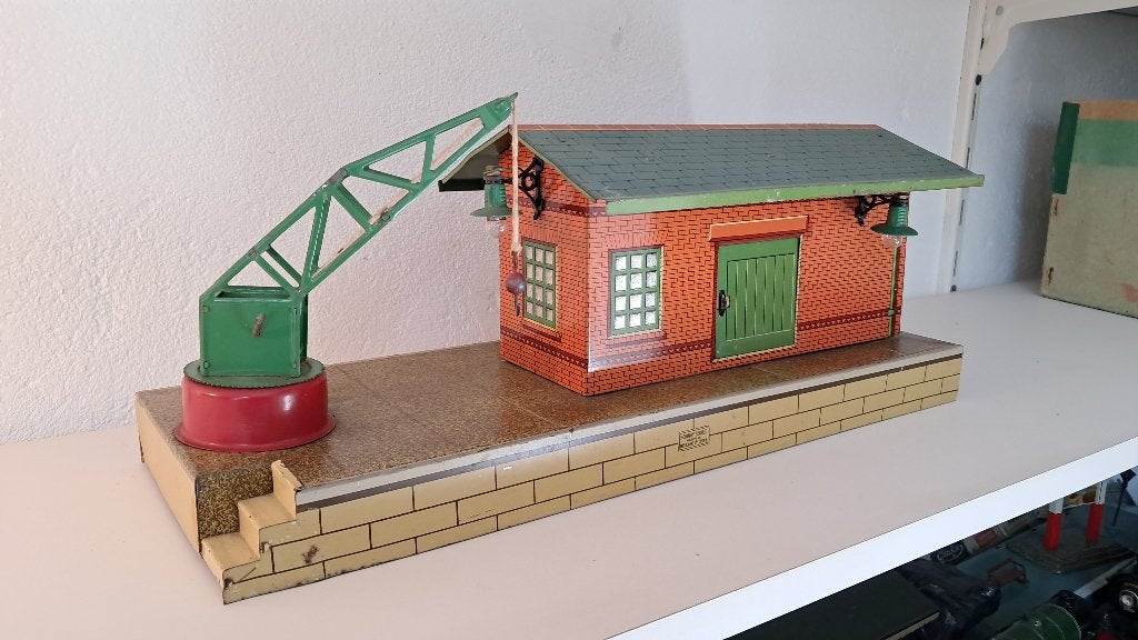 Spoor 0 hornby prachtige excellente No2e Goederenloods, Ophalen of Verzenden