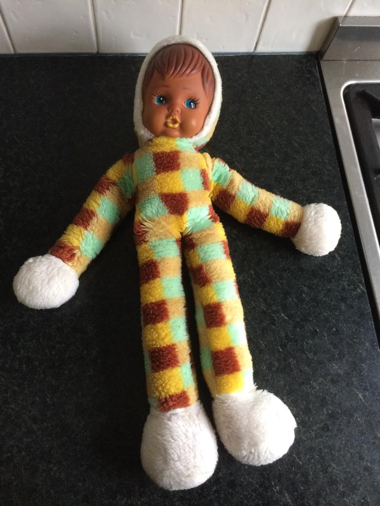 vintage pop jaren 70  lengte 47 cm in goede staat!, Ophalen of Verzenden, Zo goed als nieuw, Pop