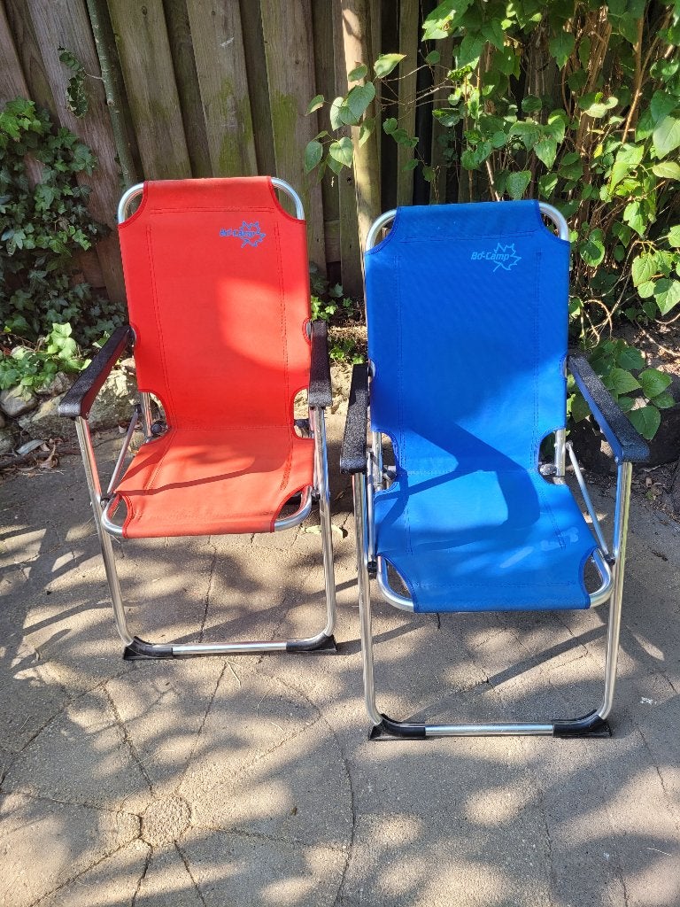 Camping stoelen 2 x kind Bo-camp, Ophalen, Gebruikt, Campingstoel