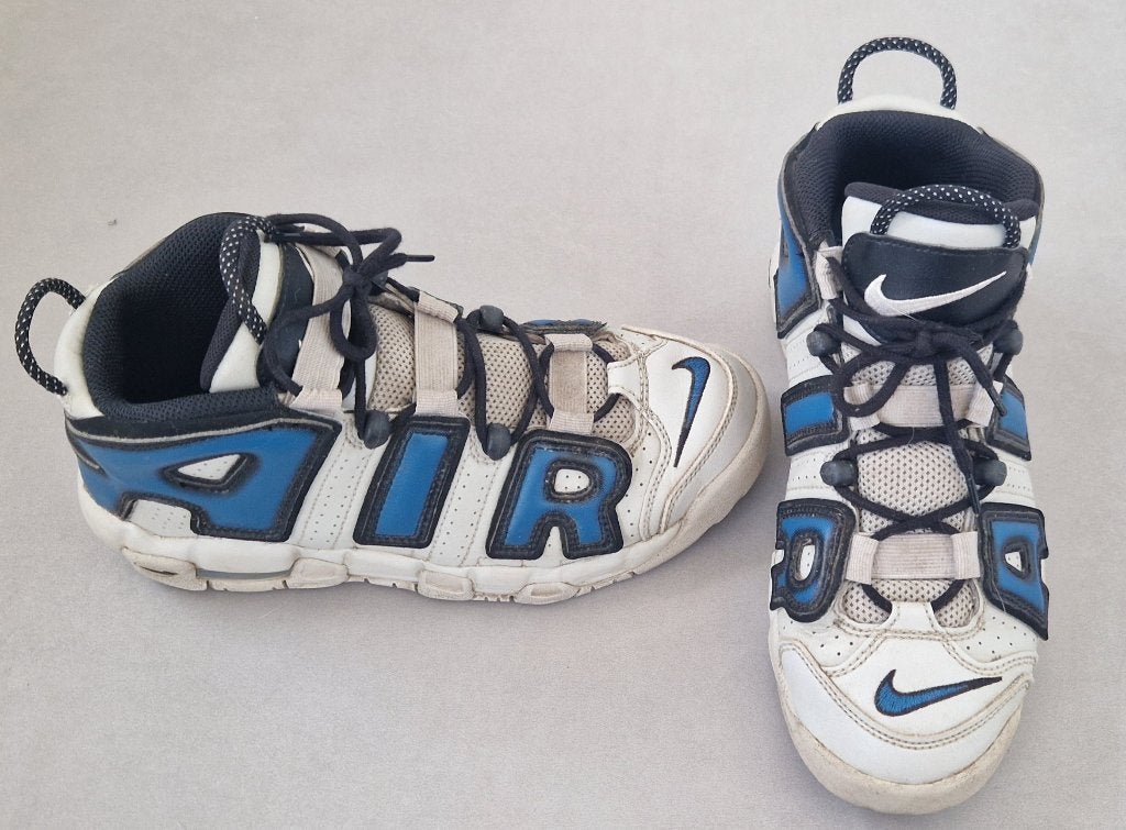 Nike Air More Uptempo - maat 38, Ophalen of Verzenden, Gedragen, Blauw