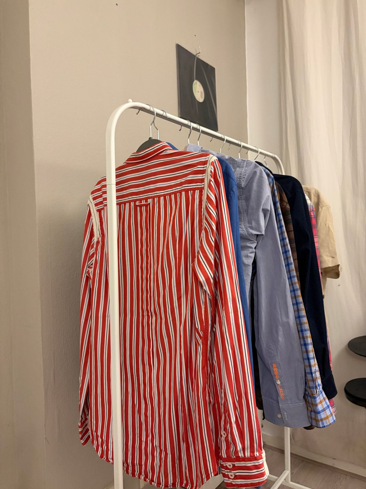 Witte Kledingrek  (IKEA MULIG stijl), Ophalen of Verzenden, Gebruikt