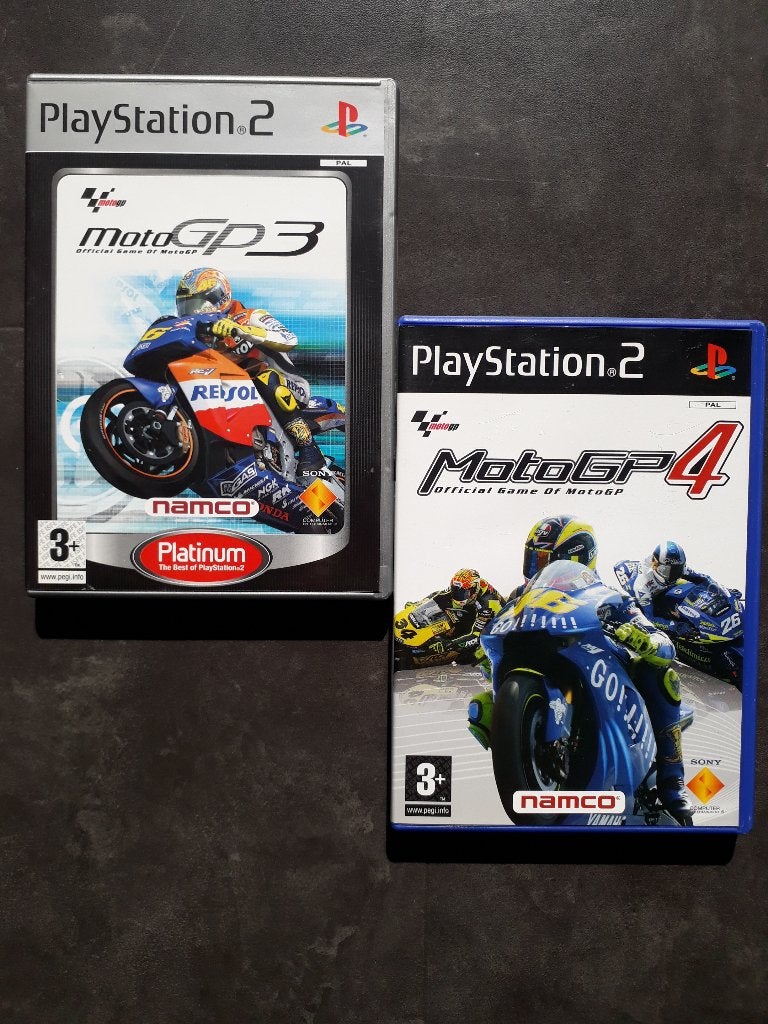 PS2 Set - MotoGP 3 en 4 - PlayStation 2 Motor racing, 1 speler, Racen en Vliegen, Ophalen of Verzenden, Zo goed als nieuw