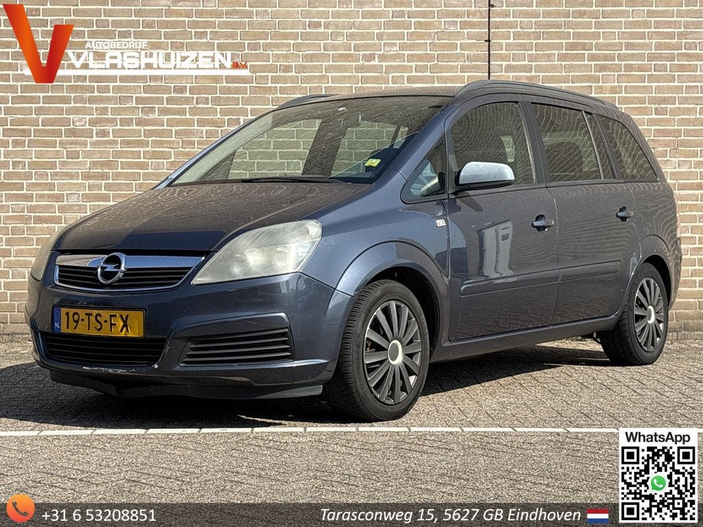 Opel Zafira 1.8 Enjoy | Airco |, Auto's, Opel, Bedrijf, Te koop, Zafira, ABS, Airbags, Airconditioning, Alarm, Boordcomputer, Centrale vergrendeling