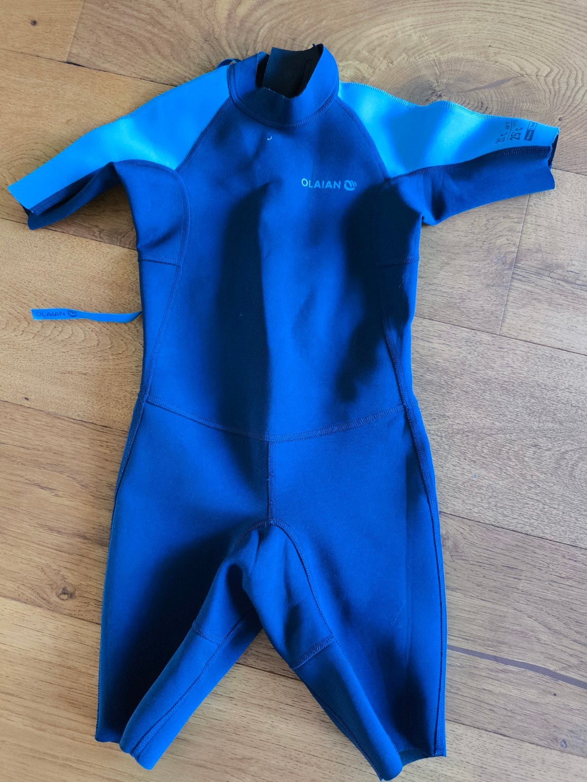 Wetsuit Olaian (134-140) & Waterschoenen Tribord (34), Wetsuit, Kind, Ophalen of Verzenden, Zo goed als nieuw