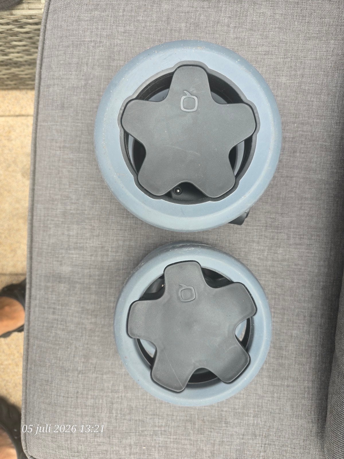 2 wielen voor kinderwagen/buggy quinny zapp, Ophalen of Verzenden, Gebruikt