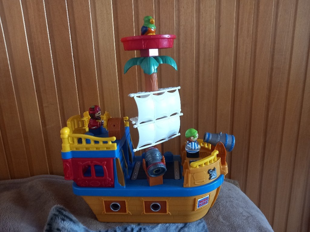 Mega Bloks Piratenschip, Ophalen of Verzenden, Zo goed als nieuw, Megabloks