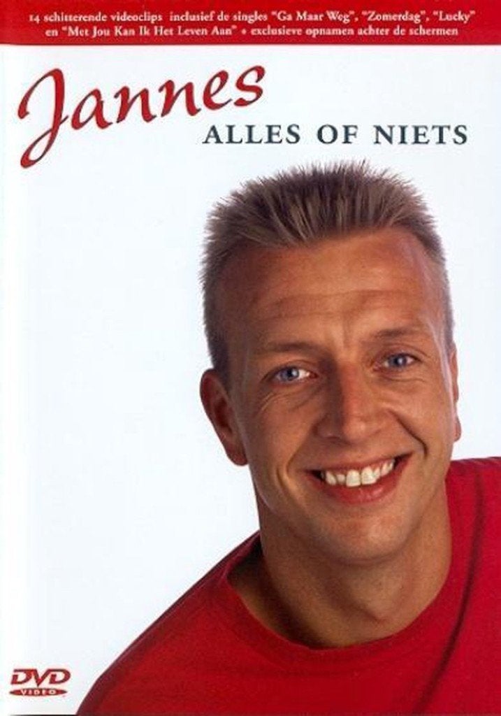 Jannes - Alles of niets - DVD, Alle leeftijden, Ophalen of Verzenden, Zo goed als nieuw