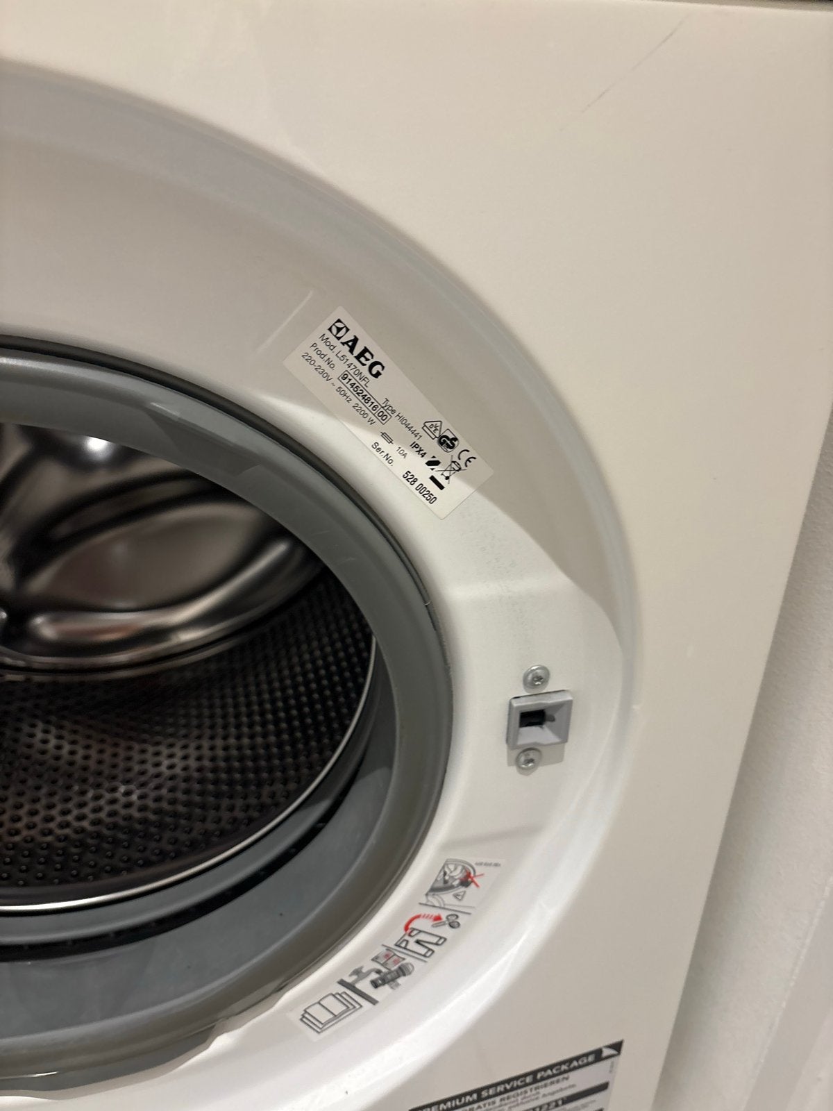 AEG Lavamat Wasmachine - Goed Werkend, Ophalen, Gebruikt, Voorlader, 1200 tot 1600 toeren