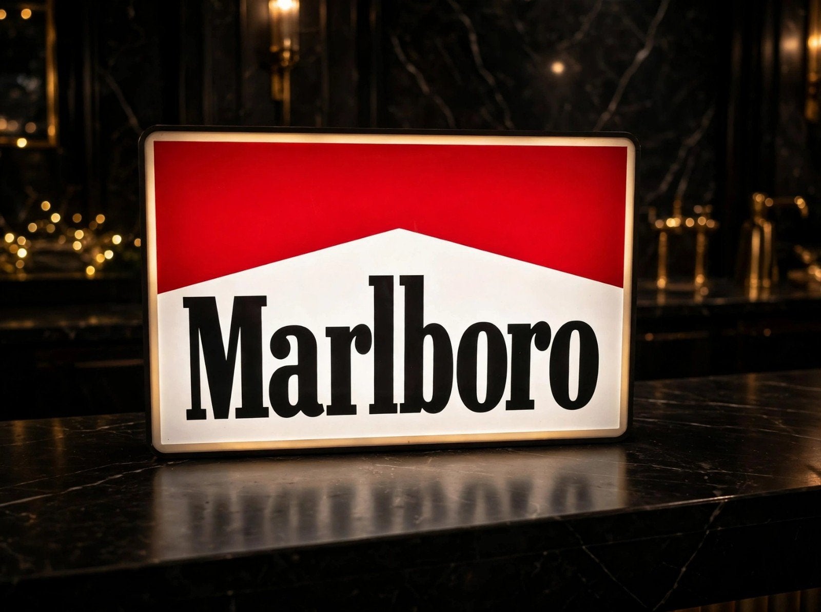 Marlboro Lichtbak  Reclamebord, Ophalen of Verzenden, Zo goed als nieuw, Lichtbak of (neon) lamp