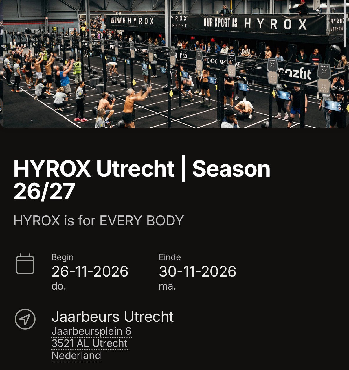 GEZOCHT: Tickets HYROX Utrecht Open Doubles Women, Tickets en Kaartjes, Twee personen