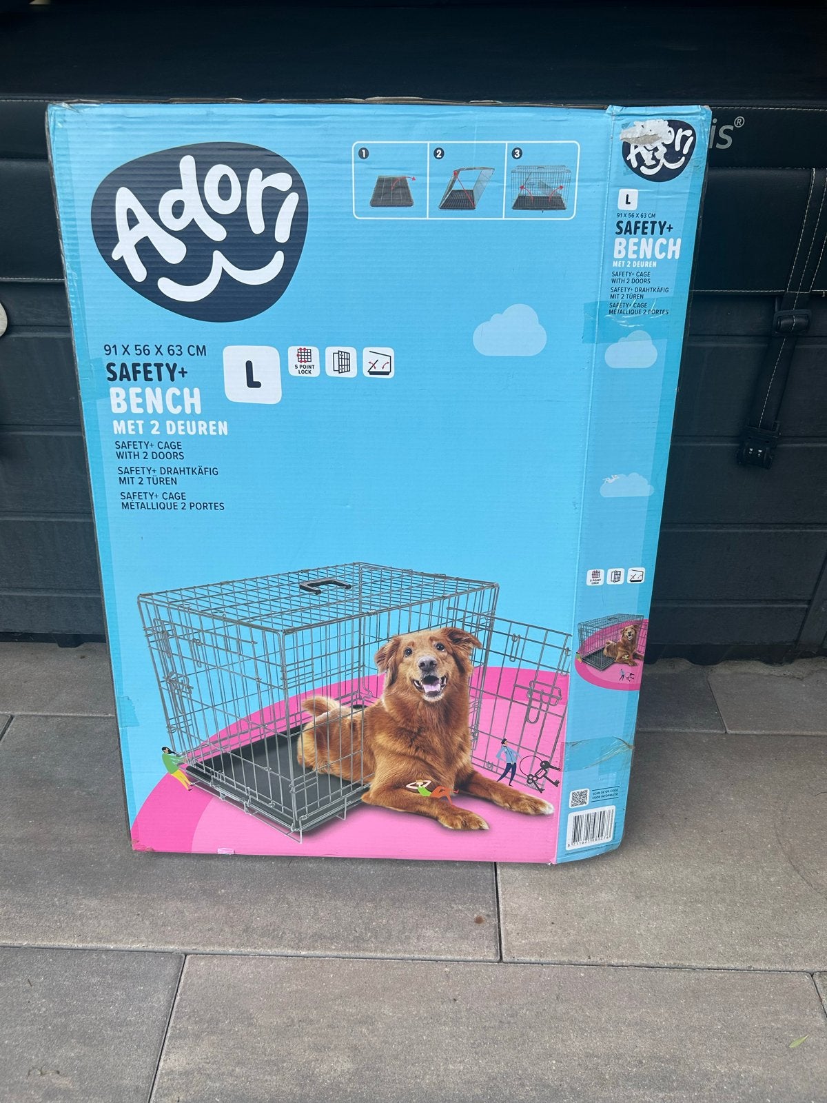 Bench 91x56x63, Dieren en Toebehoren, Ophalen, Zo goed als nieuw