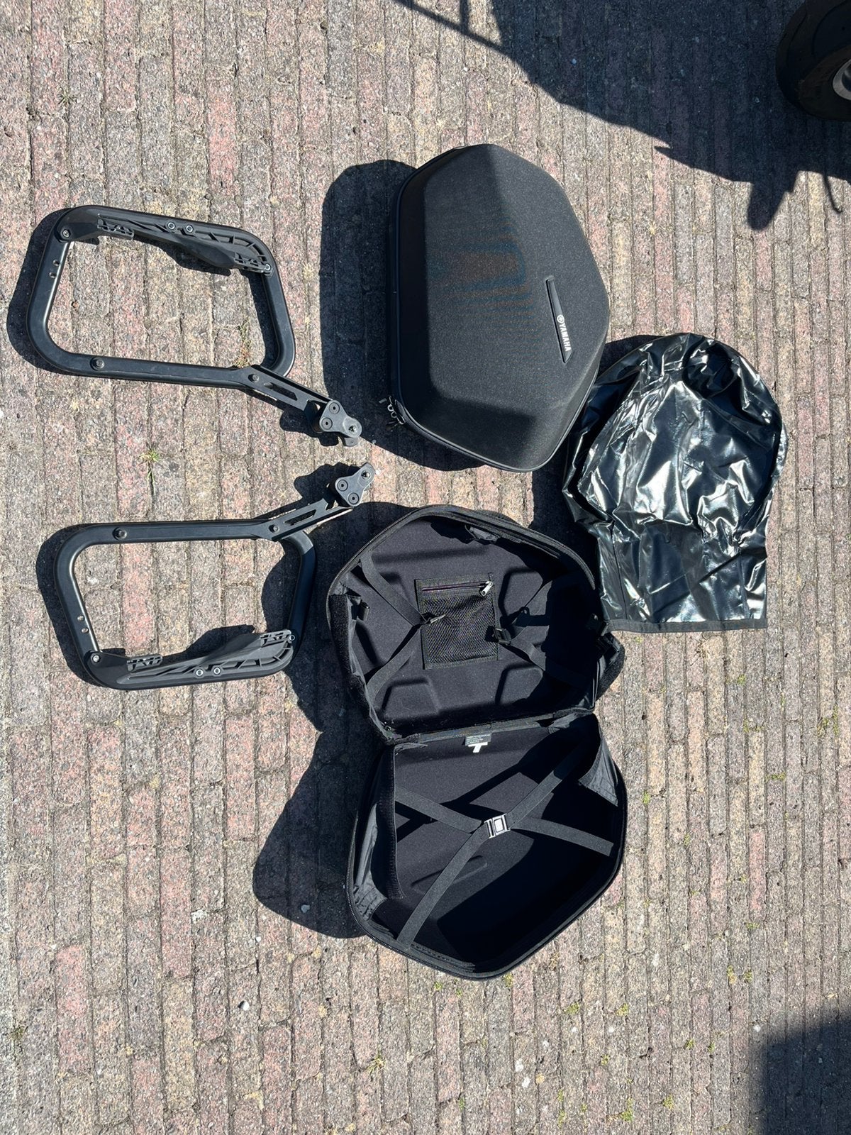 Zijkoffer set Yamaha, Ophalen of Verzenden, Zo goed als nieuw