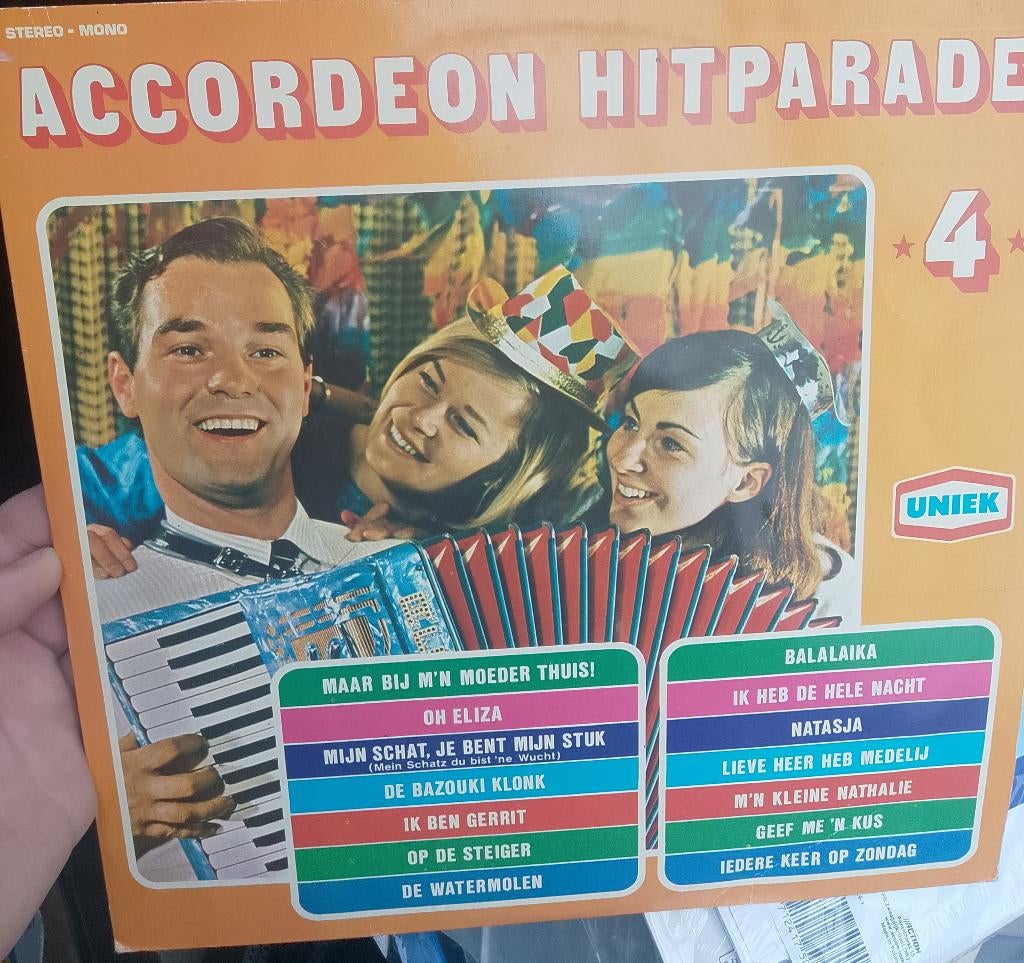 Verzamel - Accordeon Hit Parade 4, Gebruikt, Verzenden, 1970 - 1979, Levenslied of Smartlap