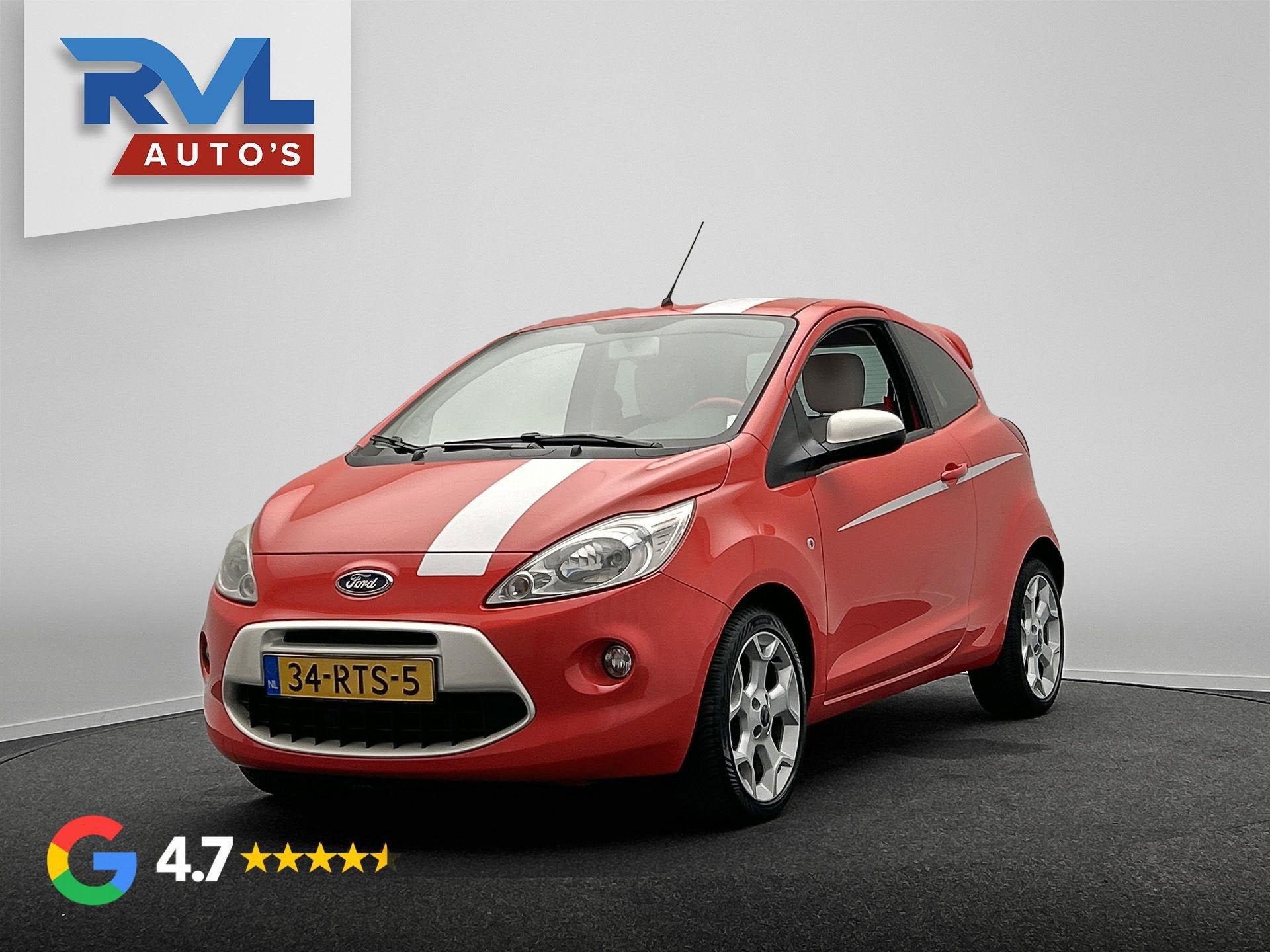 Ford Ka 1.2 Grand Prix start/stop | Origineel NL | Airco | E, Auto's, Voorwielaandrijving, Euro 5, Stof, Gebruikt