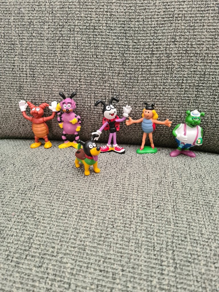Ferdy ferdi de mier schleich vintage poppetjes complete set, Schleich, Ophalen of Verzenden, Zo goed als nieuw, Nvt