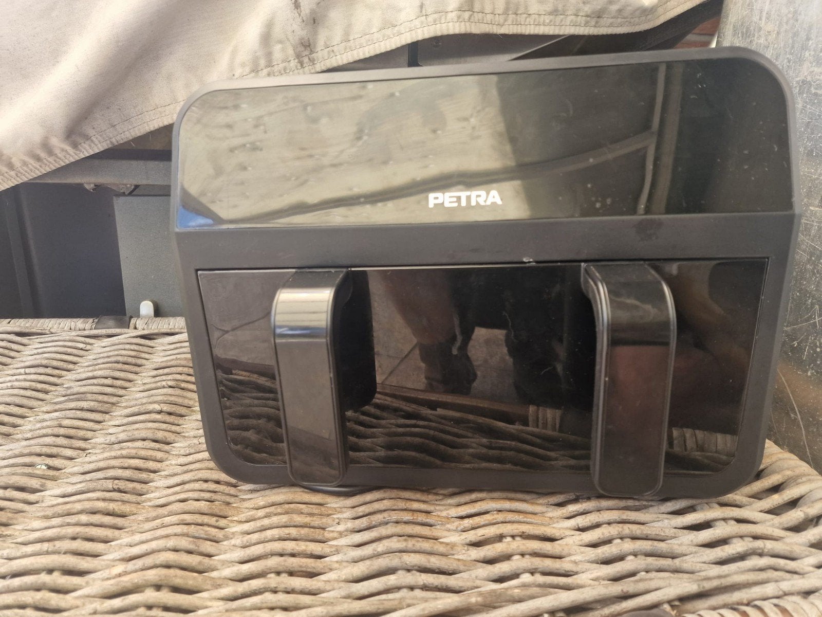 Dubbelzijdige airfryer ( slecht paar keer gebruikt ), Ophalen of Verzenden, Zo goed als nieuw, Airfryer XL, 750 t/m 999 gram