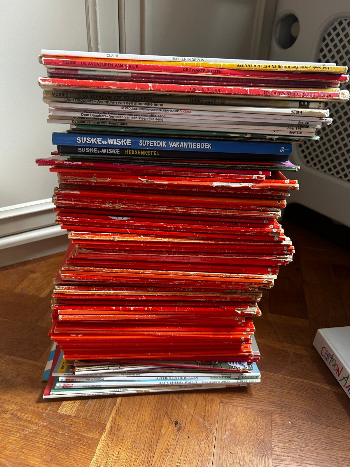 Grote collectie oude stripboeken: Suske en Wiske en meer, Boeken, Meerdere stripboeken, Ophalen, Gelezen