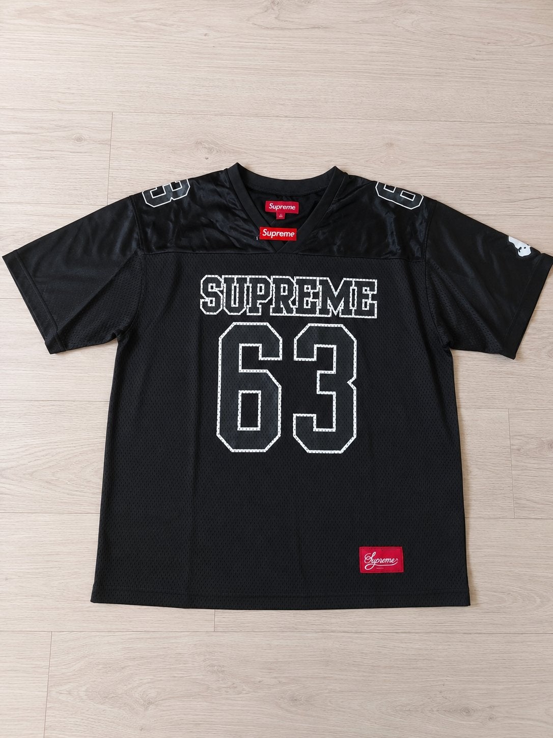 Supreme Football Jersey Zwart Maat S, Ophalen of Verzenden, Nieuw, Maat 46 (S) of kleiner, Zwart