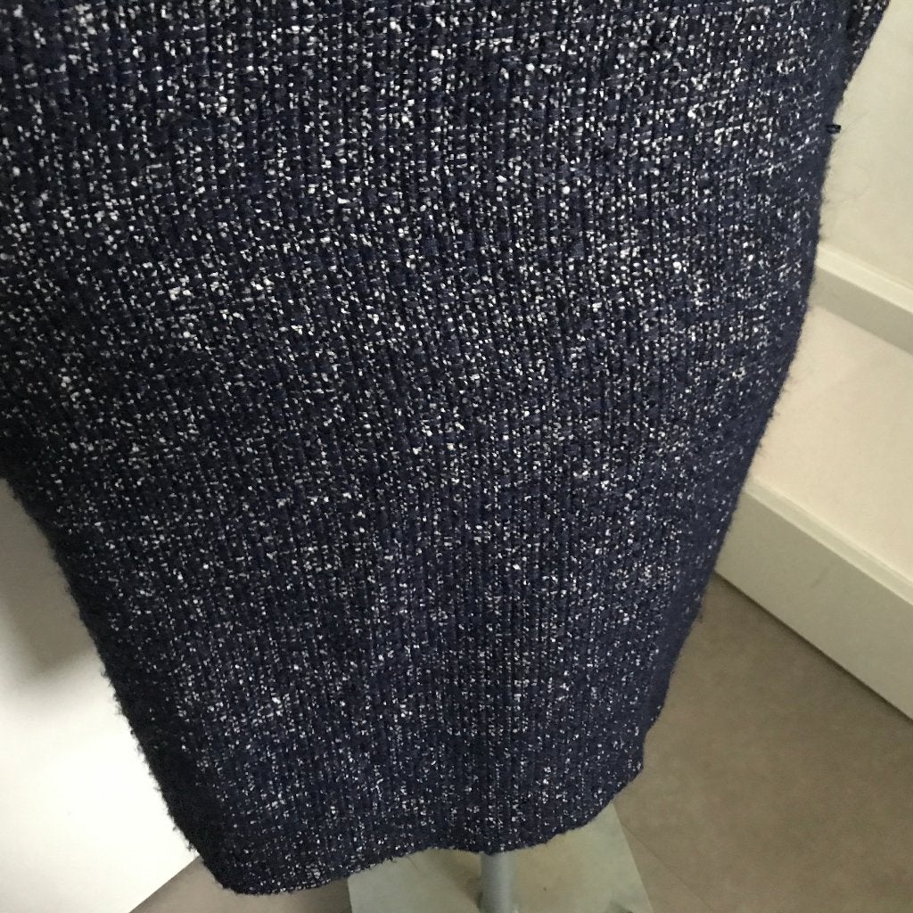 Hartford jas blauw wit tweed  maat 2 wol mix, Kleding | Dames, Verzenden, Zo goed als nieuw, Meerkleurig