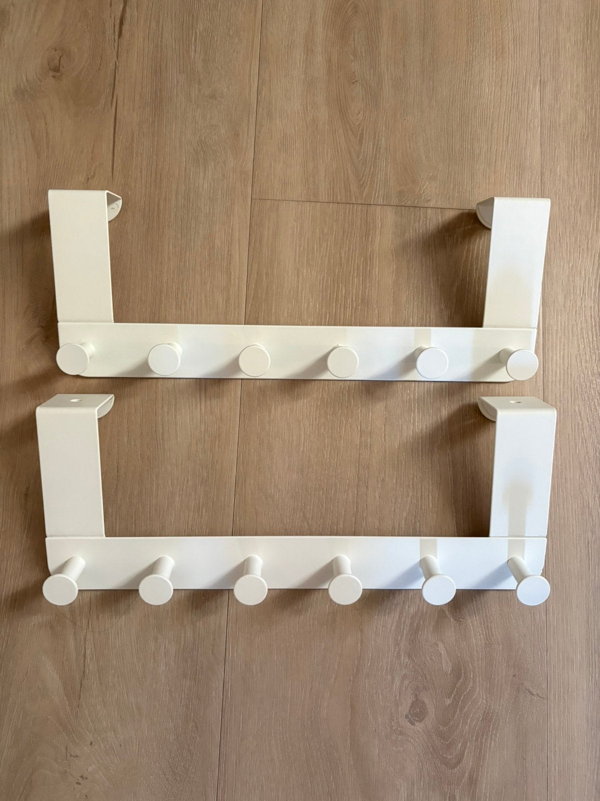2x IKEA ENUDDEN deurhanger wit – 6 haken per stuk, Ophalen, Zo goed als nieuw, Wandkapstok, Minder dan 100 cm