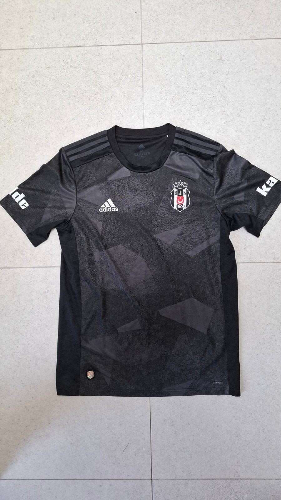 Adidas Beşiktaş Voetbalshirt Maat M Zwart, Maat 48/50 (M), Zwart, Ophalen of Verzenden, Zo goed als nieuw