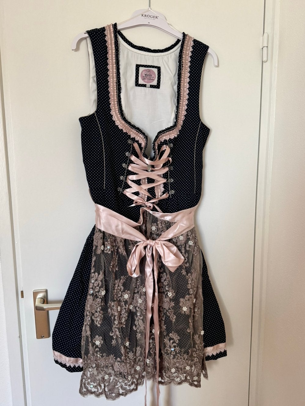 Marjo dirndl oktoberfest jurk, Maat 46/48 (XL) of groter, Ophalen of Verzenden, Overige thema's, Kleding